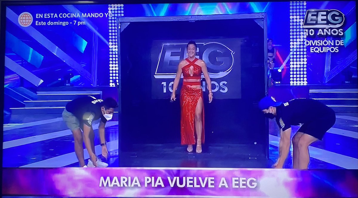 Y como ya estaba cantado, María Pia la vieja confiable! #EEG10Años