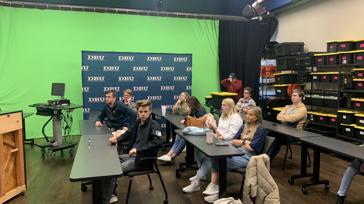 DBUBroadcast's tweet photo. Proud of our students for producing @DBU_Baseball and Texas Tech on @BallySportsSW this afternoon. https://t.co/RVII24n0qt