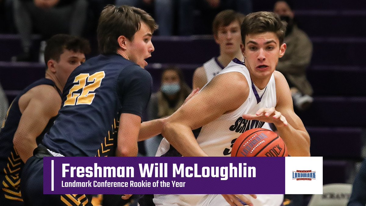 RoyalAthletics's tweet photo. MBB: Freshman Will McLoughlin nabbed Landmark Rookie of the Year honors, while senior Jackson Danzig and junior Stephen Braunstein of @ScrantonBball
earned All-Landmark honors on Tuesday! #GoRoyals

For more, head here: https://t.co/yDjtTovEyT https://t.co/evrBcrIk8w