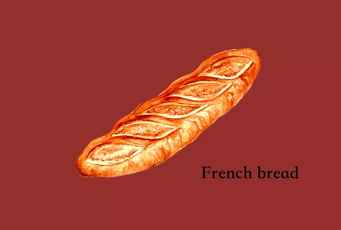 フランスパンのtwitterイラスト検索結果