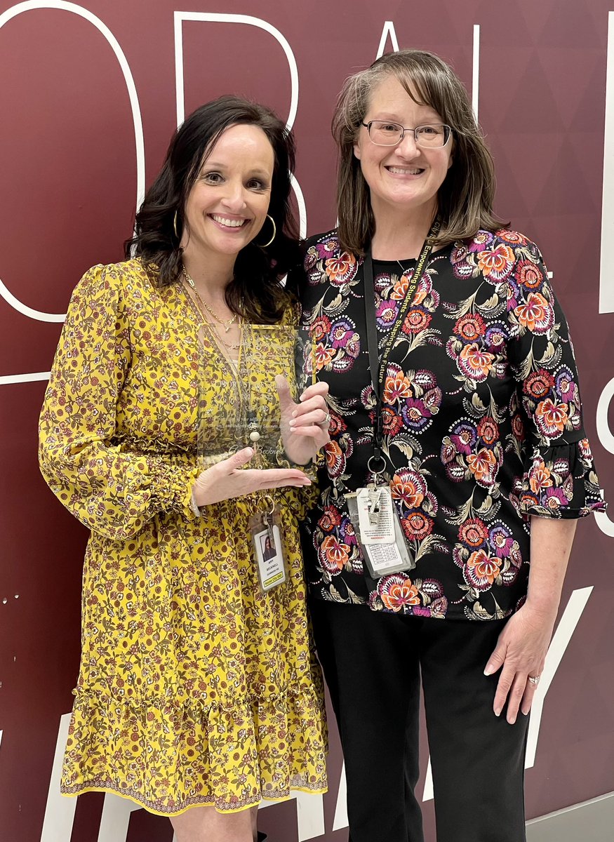 BobbySummersMS's tweet photo. We are proud to announce our 21-22 Support Staff of the Year - Amy Becknell and Teacher of the Year - Sheri Hanson  #RCISDjoy #SummersStrong https://t.co/vNFYr7KEsO
