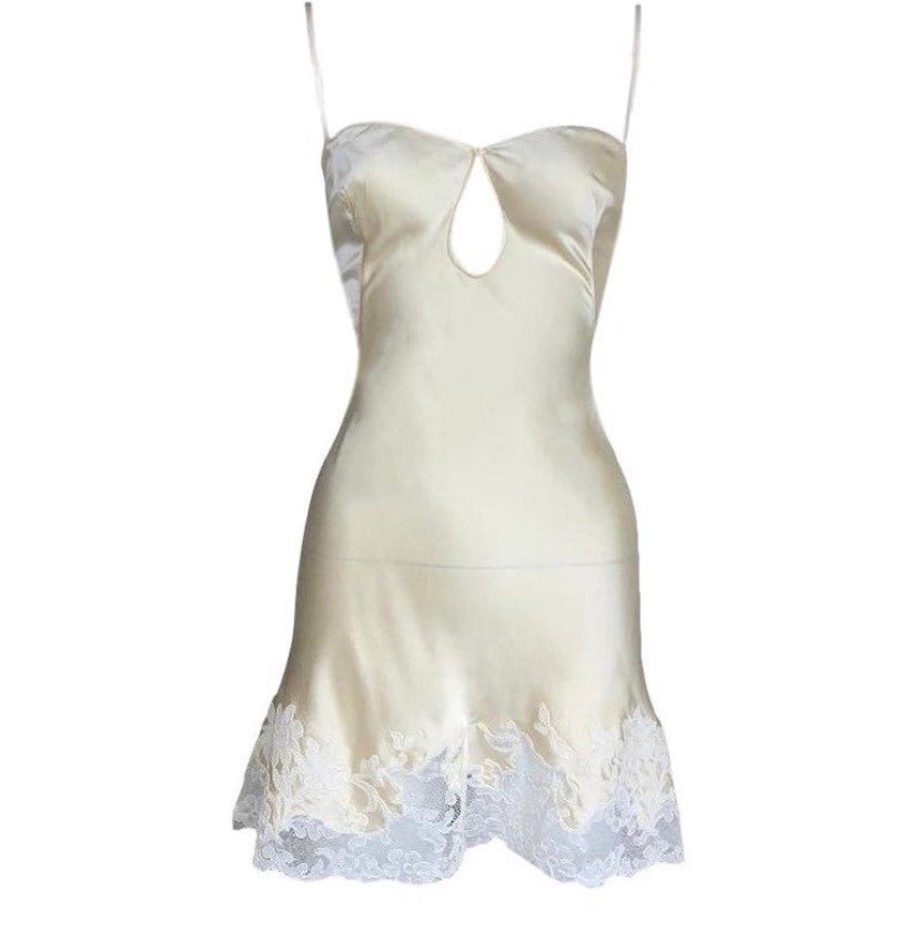 1999 dior silk slip dress