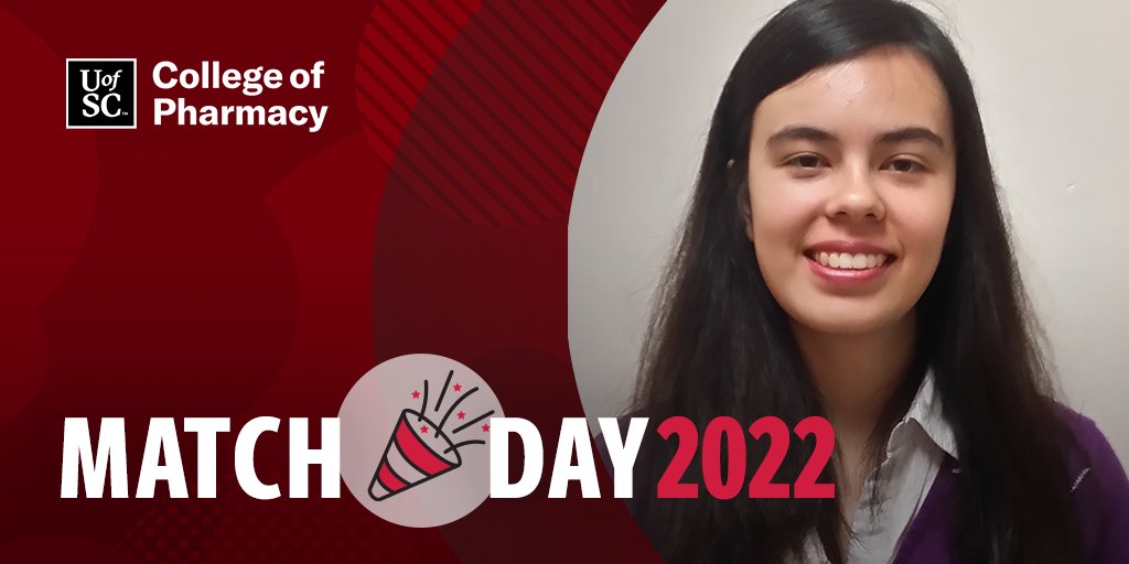 Dawn Jensen ('22) matched with @LexMedCtr 🎉

💊 PGY1 Pharmacy Residency
📍 West Columbia, SC

#UofSCPharmMatch | #RxMatchDay