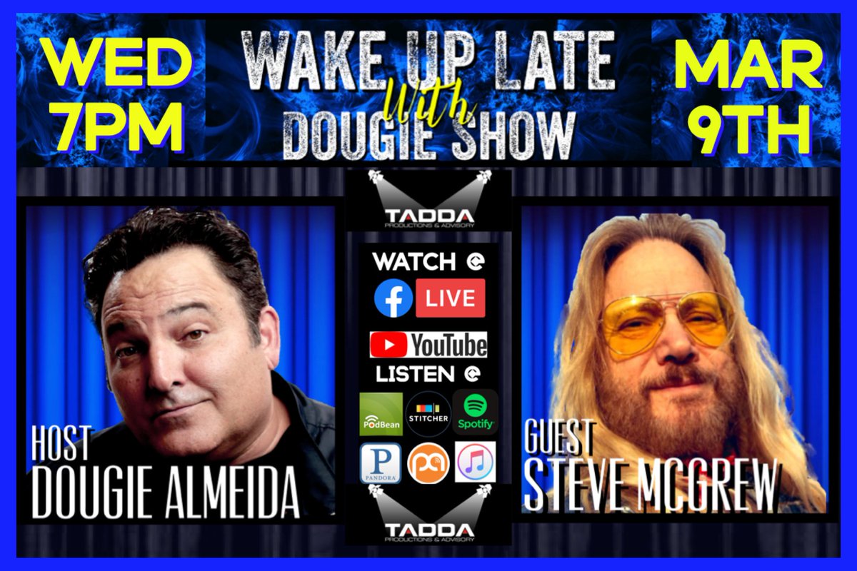 WakeUpDougie's tweet photo. #TONIGHT 7PM 3EST @funnyfiduciary @REMASCULATE #TOMBRADY #PUTINVSMUSK #STUCKONSPACESTATION #JussieSmollett https://t.co/LN36YLucED