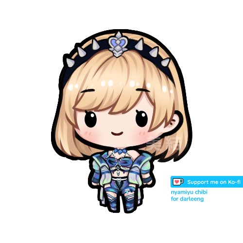 KUU_DERE_MUSIC's tweet photo. Kuu in chibi form! 💙

🎨: @nyamiyuart https://t.co/2WZ0LVNFPb
