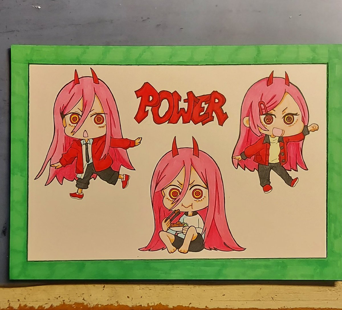 AlexSogi's tweet photo. Power chibi!
Love this girl so much!
Hope you like it and also follow me!!
.
.
.
.
#chainsawman #manga #anime #powerchainsaw #drawing #mangaart #fanart https://t.co/9IuEfbMyzo