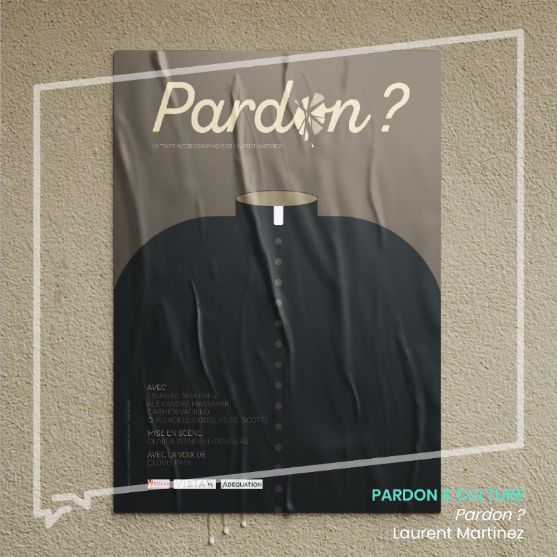 jourduseigneur's tweet photo. Un homme victime d’abus sexuels dans son enfance de la part d’un prêtre, peut-il trouver l’amour ?

"Pardon ?", une pièce de #théâtre de Laurent Martinez qui ose parler de la pédocriminalité et de ses conséquences, à découvrir sur @vodeus_ ⬇️ #Pardon #Culture