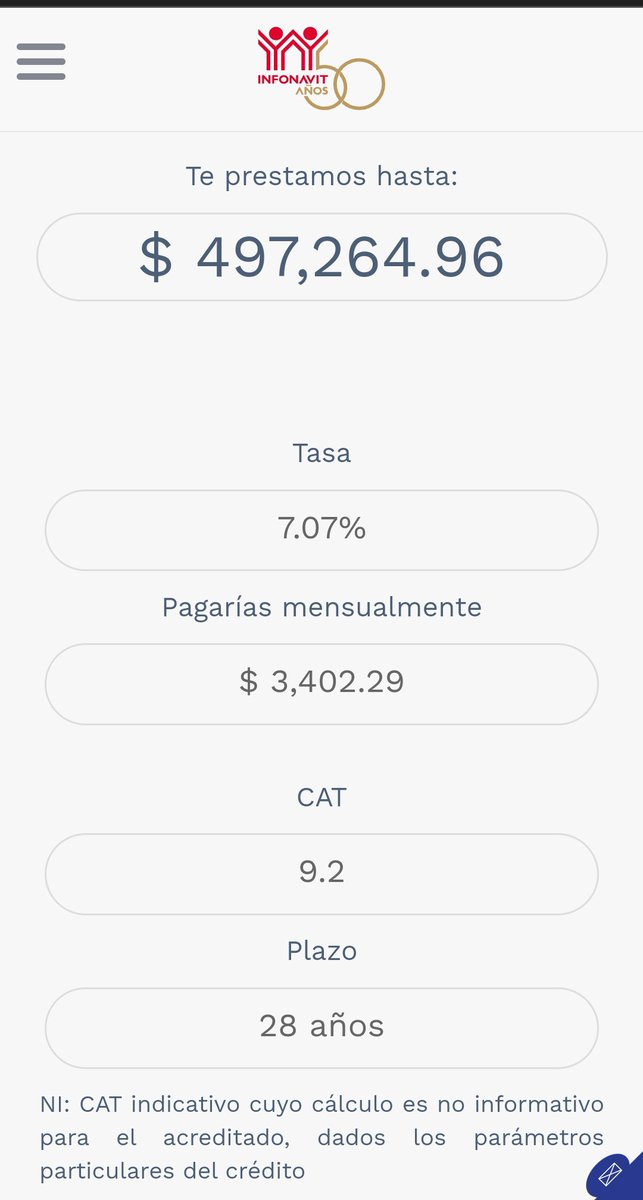 PascualGudini's tweet photo. -Estas nuevas generaciones no se hacen de una casa por qué no quieren.
-Lo que me presta el Infonavit con mi salario: https://t.co/3FfBy8P3EN