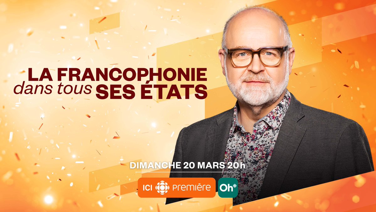 À l’occasion de la Journée internationale de la francophonie, nous vous présentons ce soir dès 20h une émission spéciale de deux heures animée par <a href="/JBeauchampRC/">Jacques Beauchamp</a> ✨

Un véritable tour de la francophonie sur nos ondes 🧡
<a href="/iciradiocanada/">Radio-Canada</a>