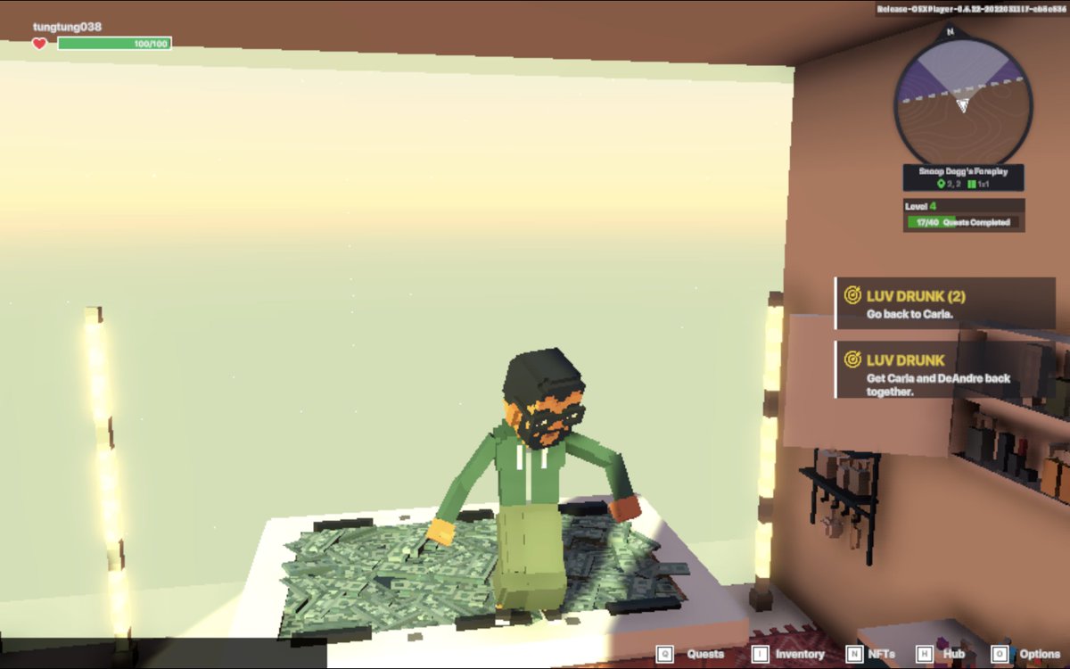 YauTui's tweet photo. @TheSandboxGame I just participated in the daily #SandboxAlphaS2Contest for a chance to earn up to 1,000 $SAND! Starting March 16 - Take a money bath in Snoop Dogg Mansion. Check out my screenshot below!
👇 #SandboxAlphaS2 https://t.co/PnL0fZGBFG