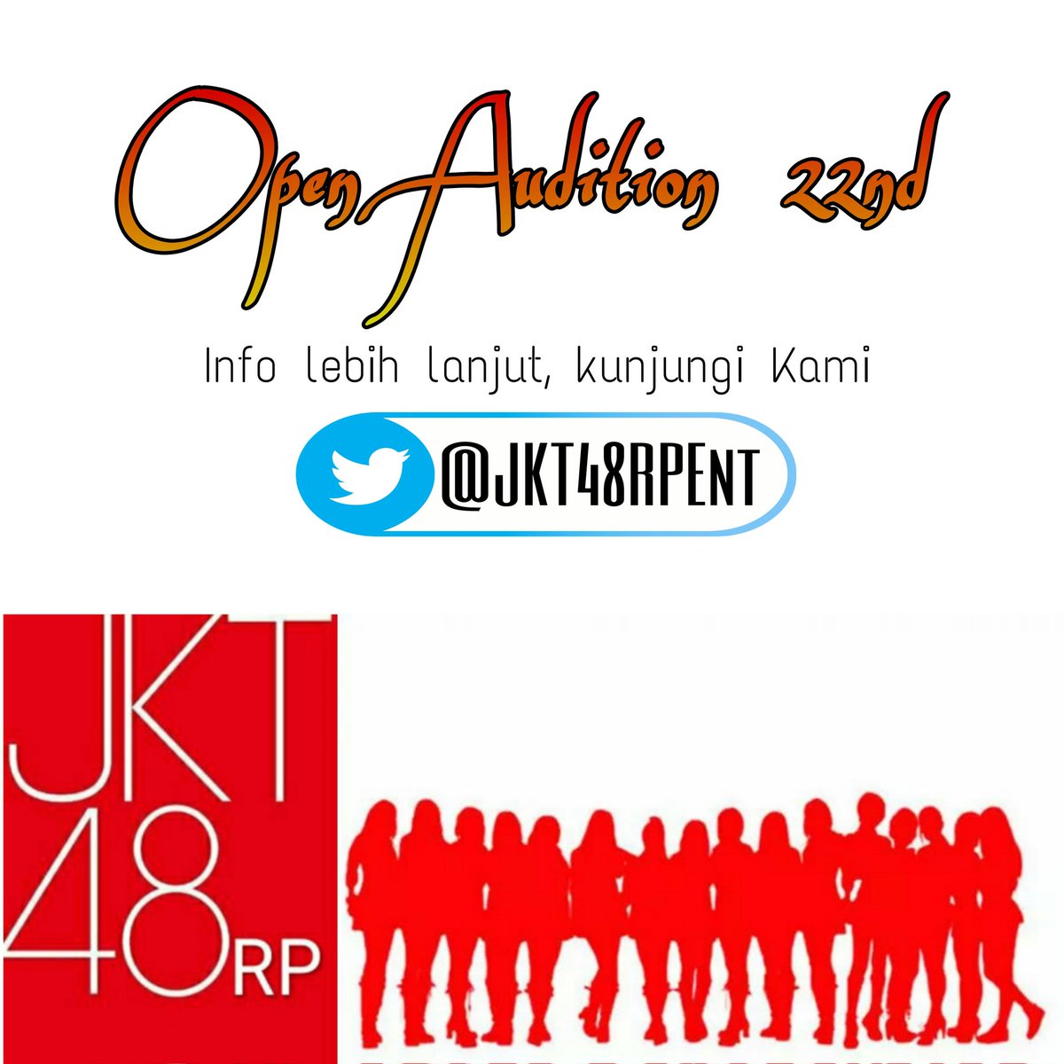JKT48RPEnt's tweet photo. [ Ｏｐｅｎ Ａｕｄｉｔｉｏｎ ＪＫＴ４８ＲＰ ] 

©JKT48RP Ent https://t.co/3ykwtUqgZB