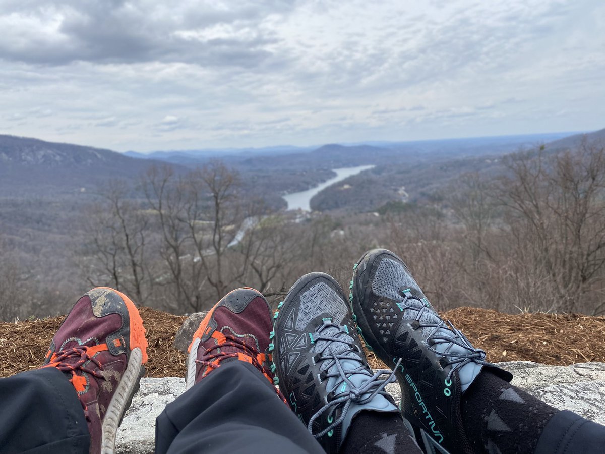 Spring Break ‘22… Day 4- A little more hiking, but not too much, just 500ish stairs to Chimney Rock. We took the elevator 26 floors up otherwise who knows how many stairs it would have been. #liveagreatstory