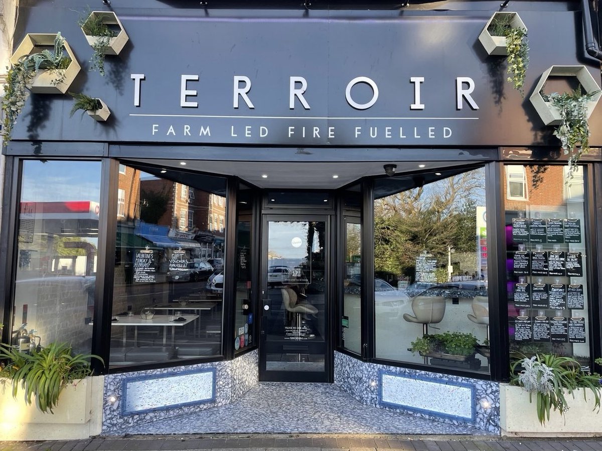 Terroir Tapas, Southbourne, Dorset (<a href="/TerroirTapas/">Terroir</a>)

Evangelical commitment to locality, aging and cooking over-fire. Incredibly on-trend for Southbourne – if this were in Dalston it would be nationally recognised.