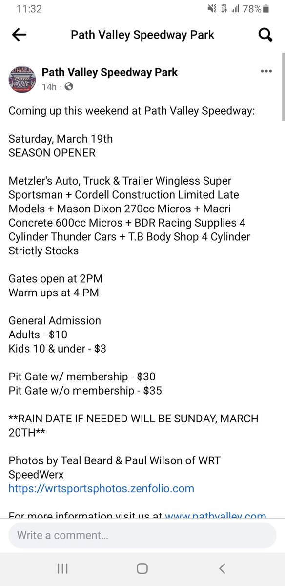 RacingTrent's tweet image. Season Opener @PVSpeedway Saturday. Rain date Sunday. Come support your local track! #letsgetthisseasonstarted #dirtracing #LFG #rookieyear