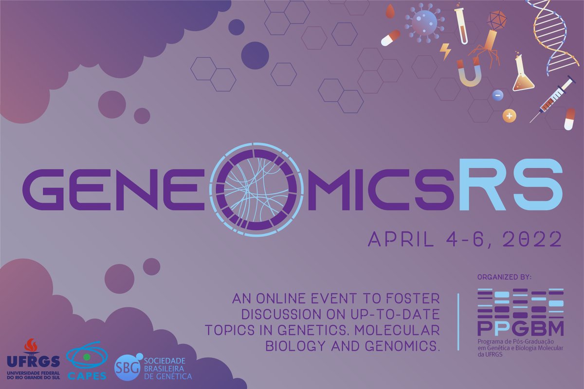 PPGBM_UFRGS's tweet image. Estão abertas as inscrições para o evento do nosso programa - GeneOmicsRS. As inscrições são gratuitas e podem ser feitas até o dia 31/03 através do link: 
geneomicsrs.encontrodigital.com.br

Convidamos a todos para acessarem a página de eventos do PPGBM e conferirem o programa do evento.