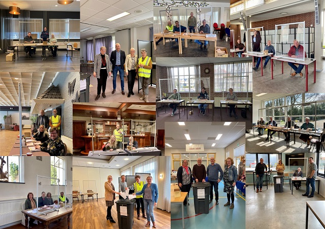 Onze stembureauleden heten je van harte welkom! Je kunt je stem nog tot 21.00 uur vanavond uitbrengen. Laat je stem niet verloren gaan en kom langs! #GR2022 #elkestemtelt