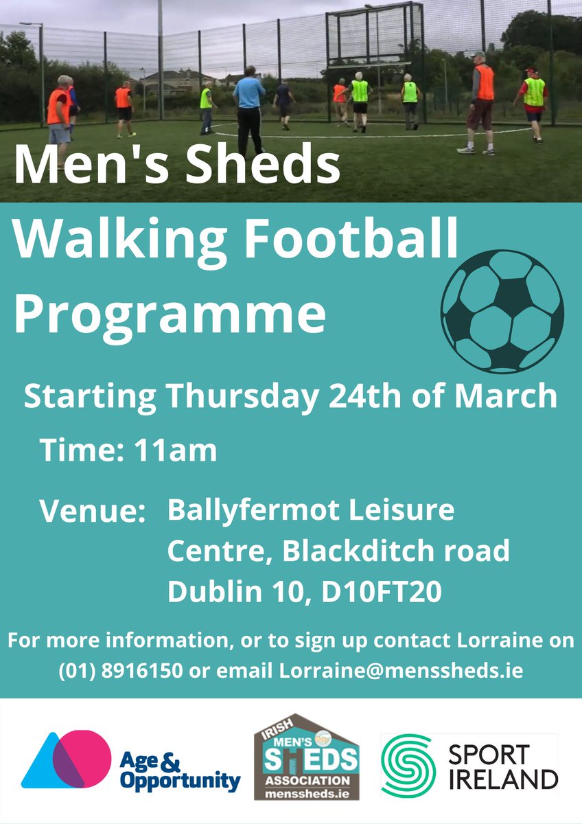 Irish Men's Sheds Association on Twitter "Thursday week sees the start