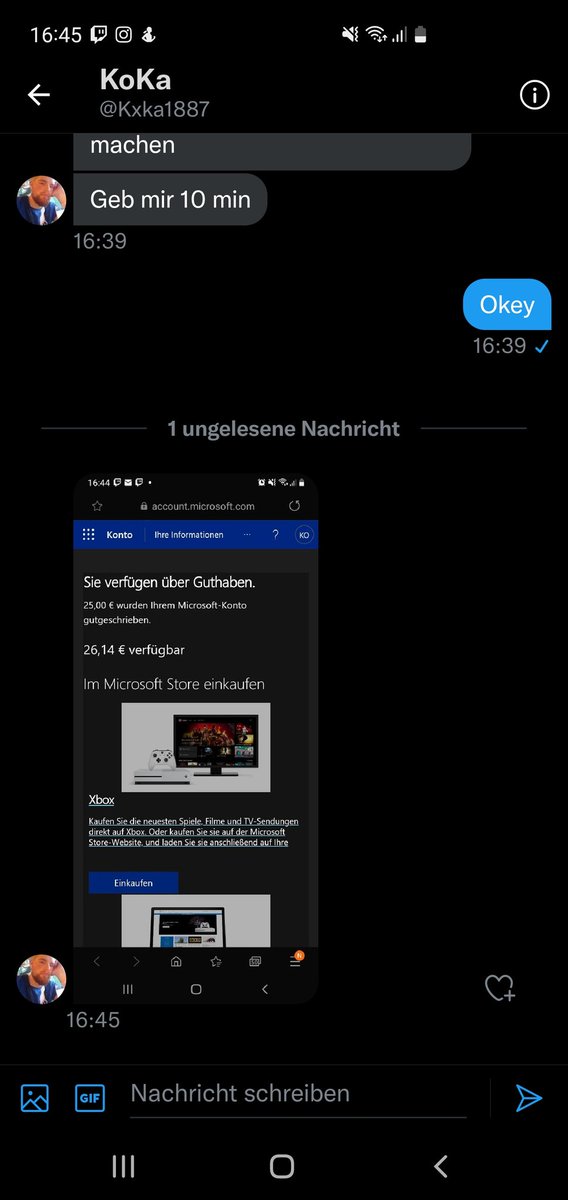 Glückwunsch an den ersten Gewinner <a href="/Kxka1887/">KoKa</a>