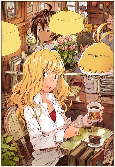 なんか気分を変えるものになればと
別名義で描いた創作絵を置いておきますね 