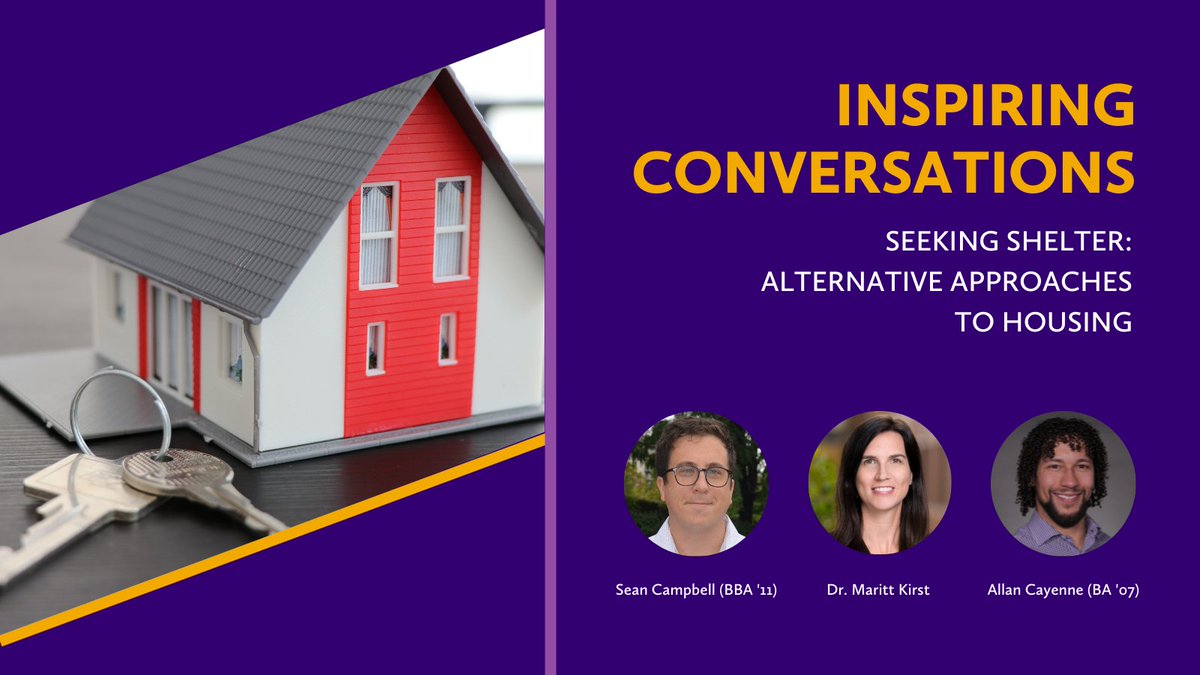Wondering about this crazy #realestate market? Join Dr. Maritt Kirst (<a href="/LaurierPsych/">Laurier Psychology</a> &amp; <a href="/CCRLA/">CCRLA</a>) &amp; <a href="/SeanCampbellWR/">Sean Campbell</a> (BBA '11) of <a href="/UnionCoopWR/">Union Co-operative</a> to learn about alternative #housing models. <a href="/LazaridisSchool/">Lazaridis School of Business & Economics</a> #housingcrisis

📅 March 23
🕦 11:30 am

Register here: zoom.us/webinar/regist…