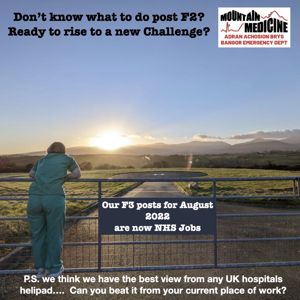 Ysbyty Gwynedd ED tweet media