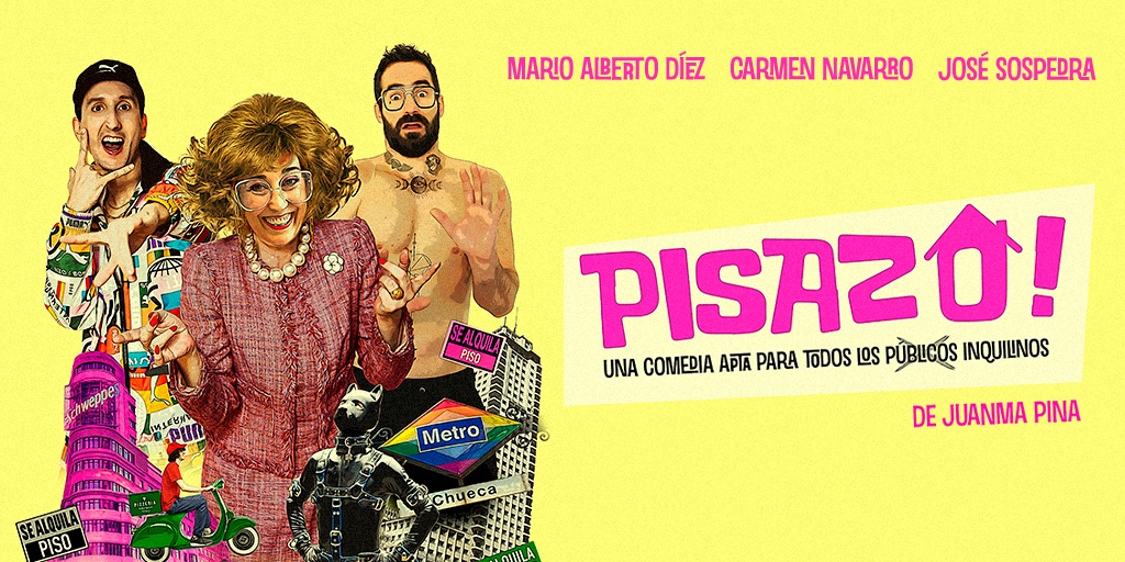 🔴🎭PISAZO!🎭🔴
👉¿Qué harías por conseguir el piso de tus sueños?

🎭Tú no sé, pero sí que sabemos lo que harían Pablo, Zora y Meñique... ¡ven a descubrirlo!

📅DE VIERNES A DOMINGO EN EL #LARA📅
🎟️🎟️🎟️bit.ly/PISAZO-22

#piso #pisito #pisazo #comedia #madrid