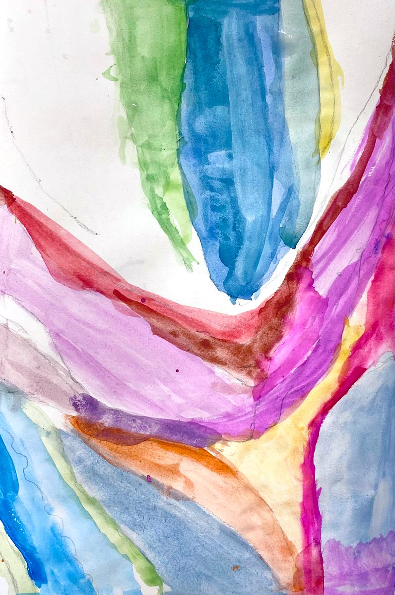 design_ehs's tweet photo. Beautiful Georgia O’Keeffe paintings from S2 students Faye and Callum today, fantastic work from both, well done guys! ⭐️😍🎨 https://t.co/sqx771EVzA