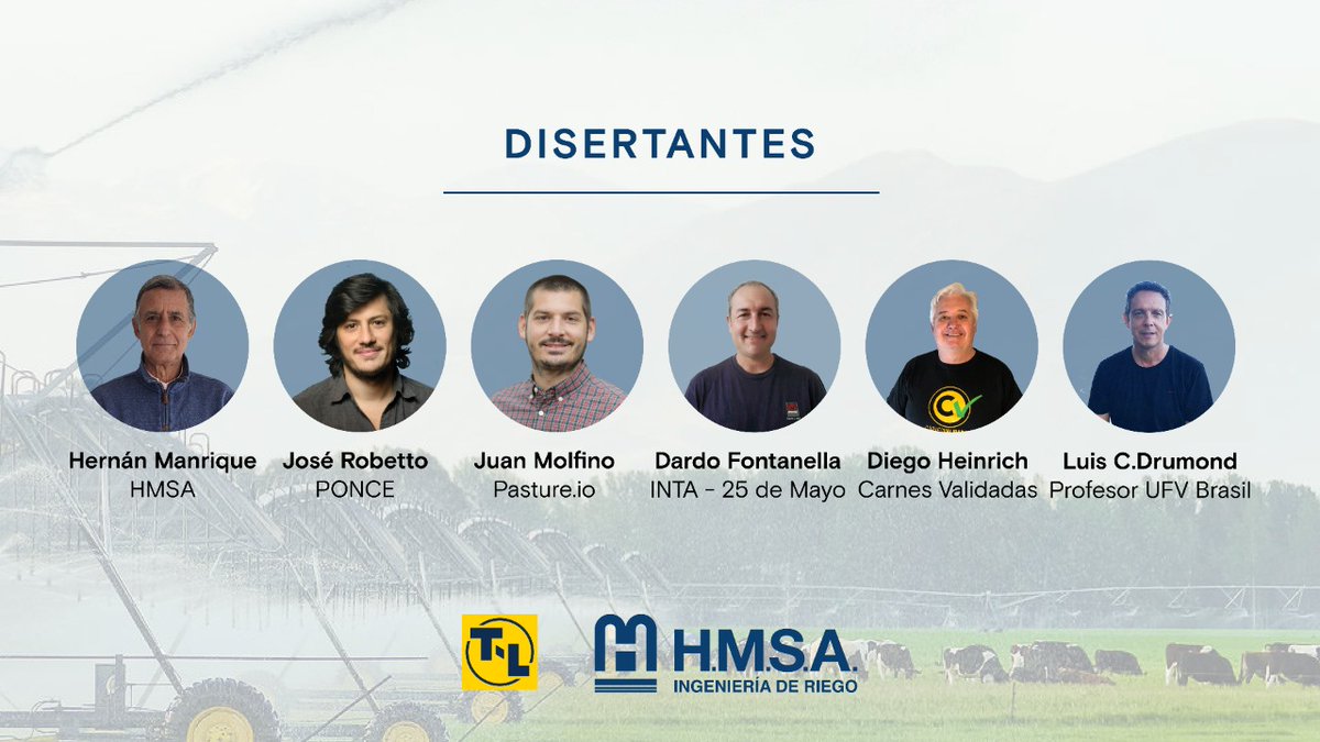 HMSAriego's tweet photo. 30 y 31 de Marzo 2022 . JORNADA HMSA / T-L. "Producción intensiva de carne y leche bajo riego por pivote". Presencial y transmisión vía streaming. Inscripciones: infoagro@hmsa.com.ar https://t.co/c6claDWcUA