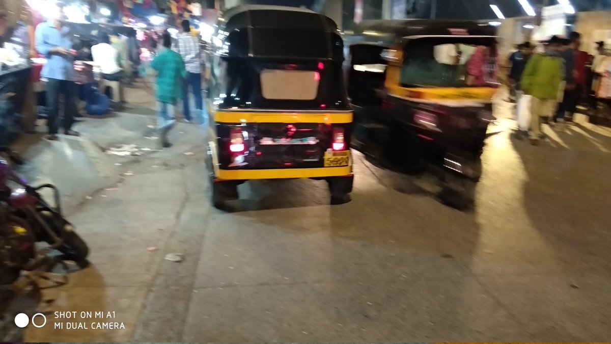 santoshronline's tweet photo. @MumbaiPolice 
Refused to fare from ghatkopar station West at 9pm. Please do the needful. https://t.co/WvH1OlVoVQ