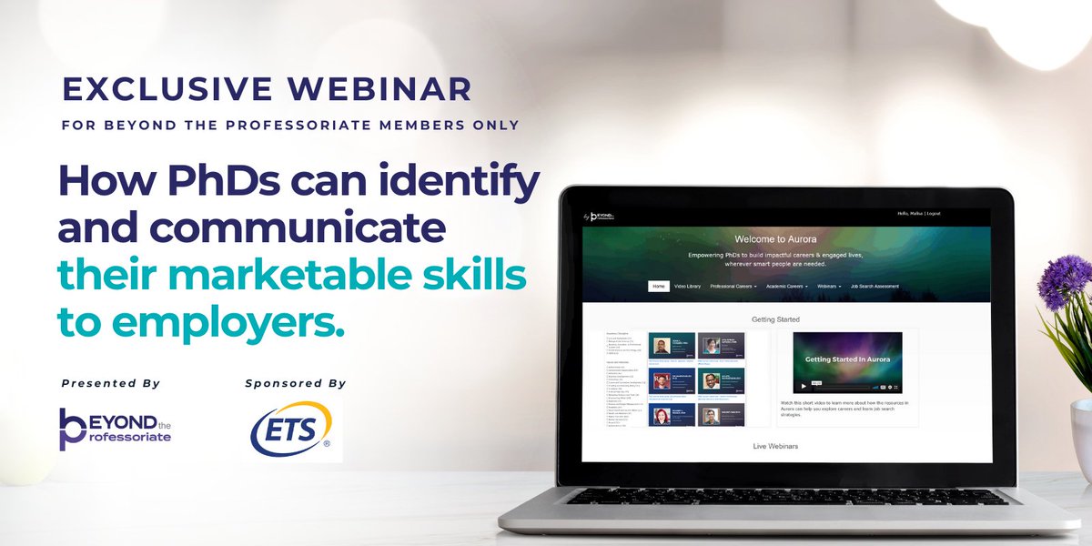 Webinar: "How PhDs can identify and communicate their marketable skills to employers," Today, 3/16, @ 11 am CT. spr.ly/6017Kl8pX
#phd #webinar #careers