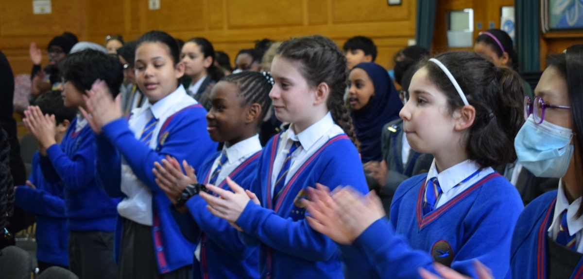 ArkSchools's tweet photo. A few weeks ago, something magical happened when @ARKSchoolsMusic brought 400+ students together for the annual Sing Into Spring event as they prepared for this summer's Music Gala @BarbicanCentre. Check out the highlights👉https://t.co/fVaOdECr7u https://t.co/yIrHXFDBBU