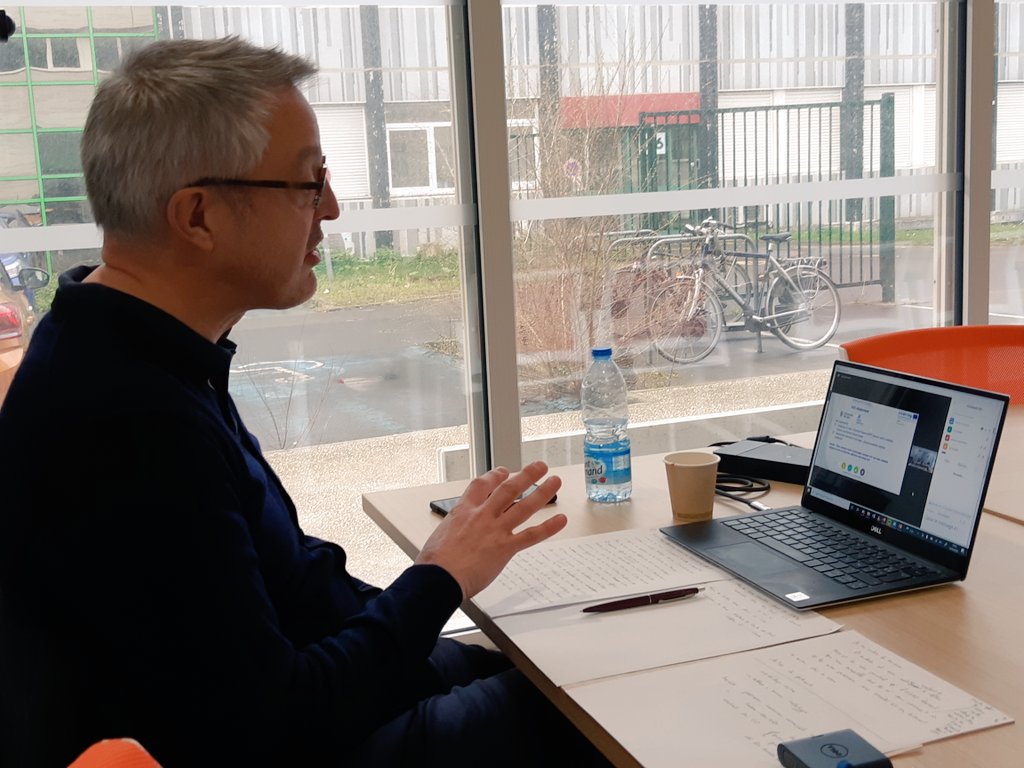 interreg_gotoS3's tweet image. 15/03/2022
Professor JF Lamonier stelt de resultaten voor van de plasma-katalyse koppeling, vrucht van de @univ_lille + @ugent samenwerking
🚀verbeterde prestaties: efficiëntie + energiekosten #Depollutair #Interreg #COV