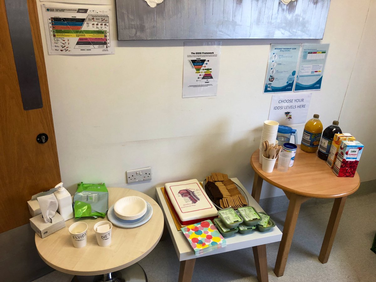 Thanks to all the lovely MDT for popping in for #SwallowAware2022 We’ve had a fab day raising awareness of dysphagia &amp; diet modifications ☕️🥄🥣🍰 <a href="/BHRUT_NHS/">BHRUT NHS 🏥</a> <a href="/BHRUT_Therapies/">BHRUT Therapies</a> <a href="/RCSLT/">RCSLT 💙</a> @rcslt_bulletin