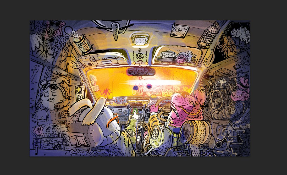 ChunManie's tweet photo. When we gonna die soon...
Do you think, we will have FLASH BACK vision ?
GN~ST
#HellieWip #illustration #Apocalypse https://t.co/APFo2qKVf9