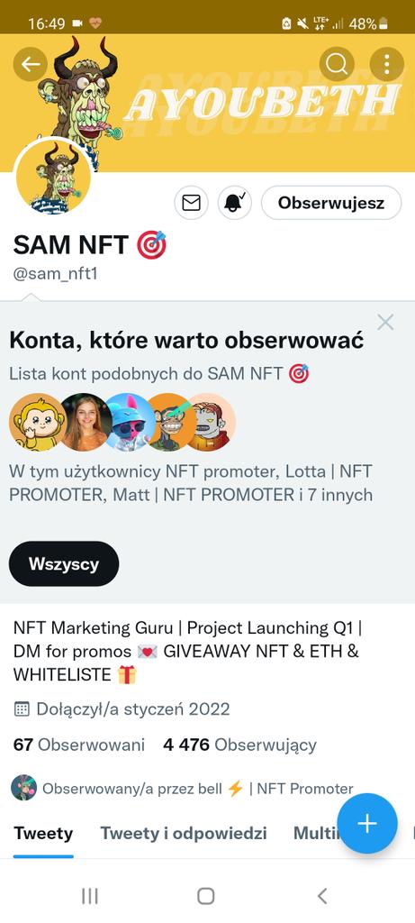 JimmyStepF's tweet photo. @sam_nft1 Done i hope ull pick me https://t.co/APQBjpUdm6