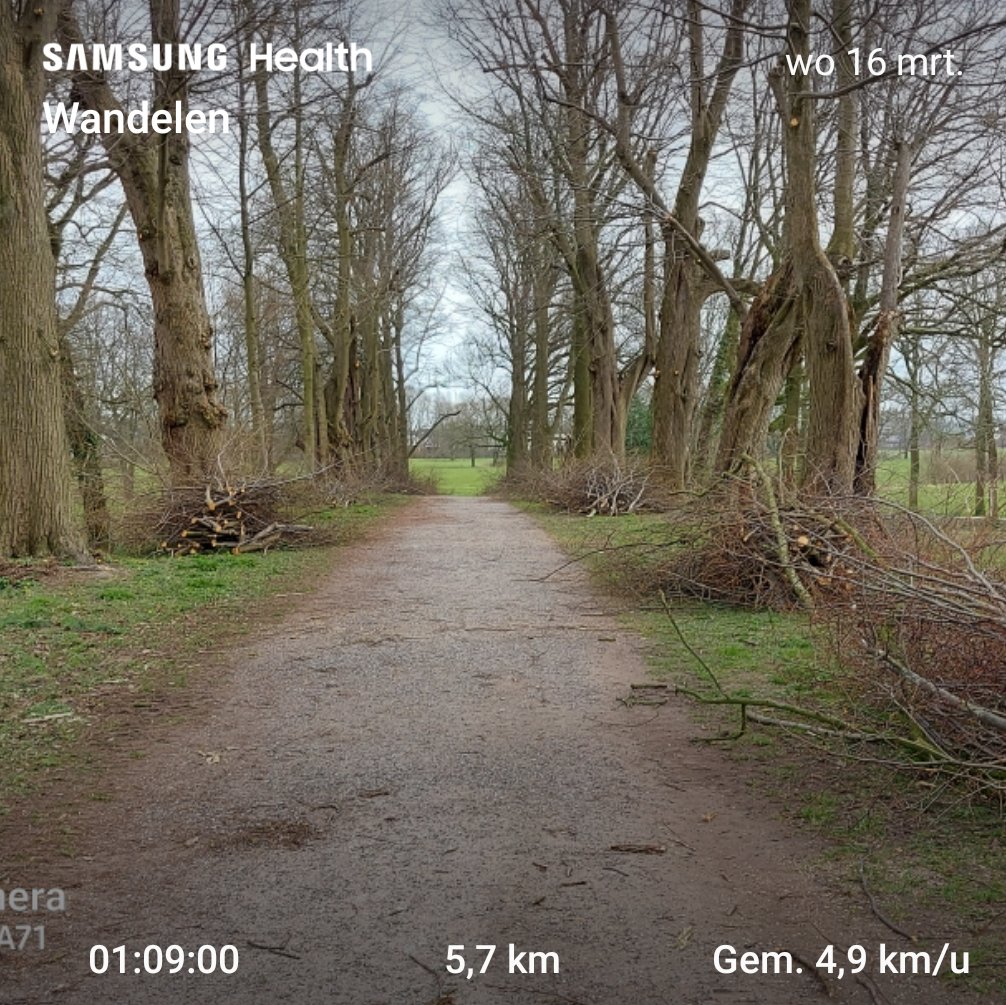 Weer even een stukje gewandeld met Inge Andrik