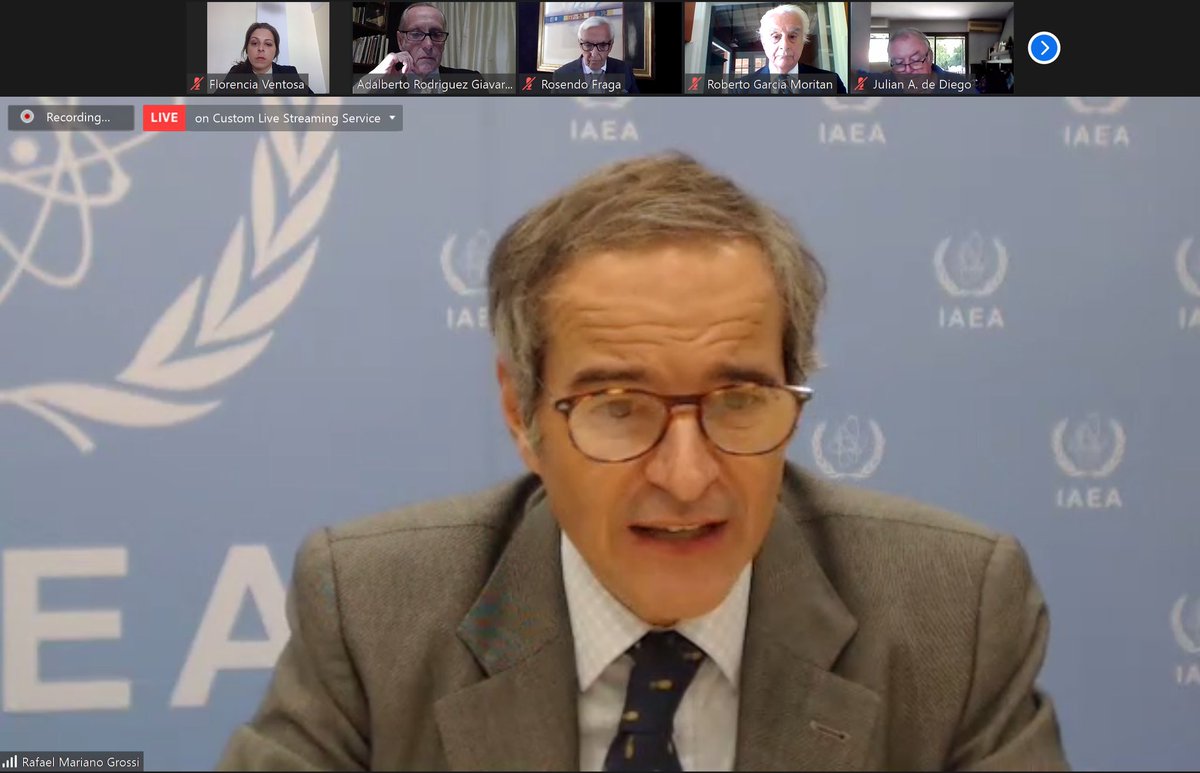 fventosa's tweet photo. Gracias a @rafaelmgrossi por disertar hoy en el Instituto de Política Internacional (@ancmyp). La seguridad nuclear, en todos sus aspectos, atravesada por la situación en Ucrania. https://t.co/m4qpLWkSS3