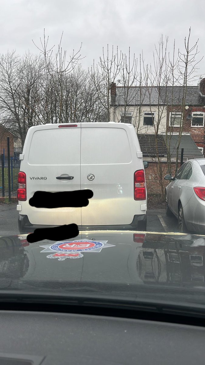gmptraffic's tweet photo. This van was reported stolen from Ashley Lane #Moston earlier by a delivery driver. Located within 20 mins by #XT71, still loaded with several thousand pounds worth of parcels still on board. https://t.co/pRxYhbaU7l