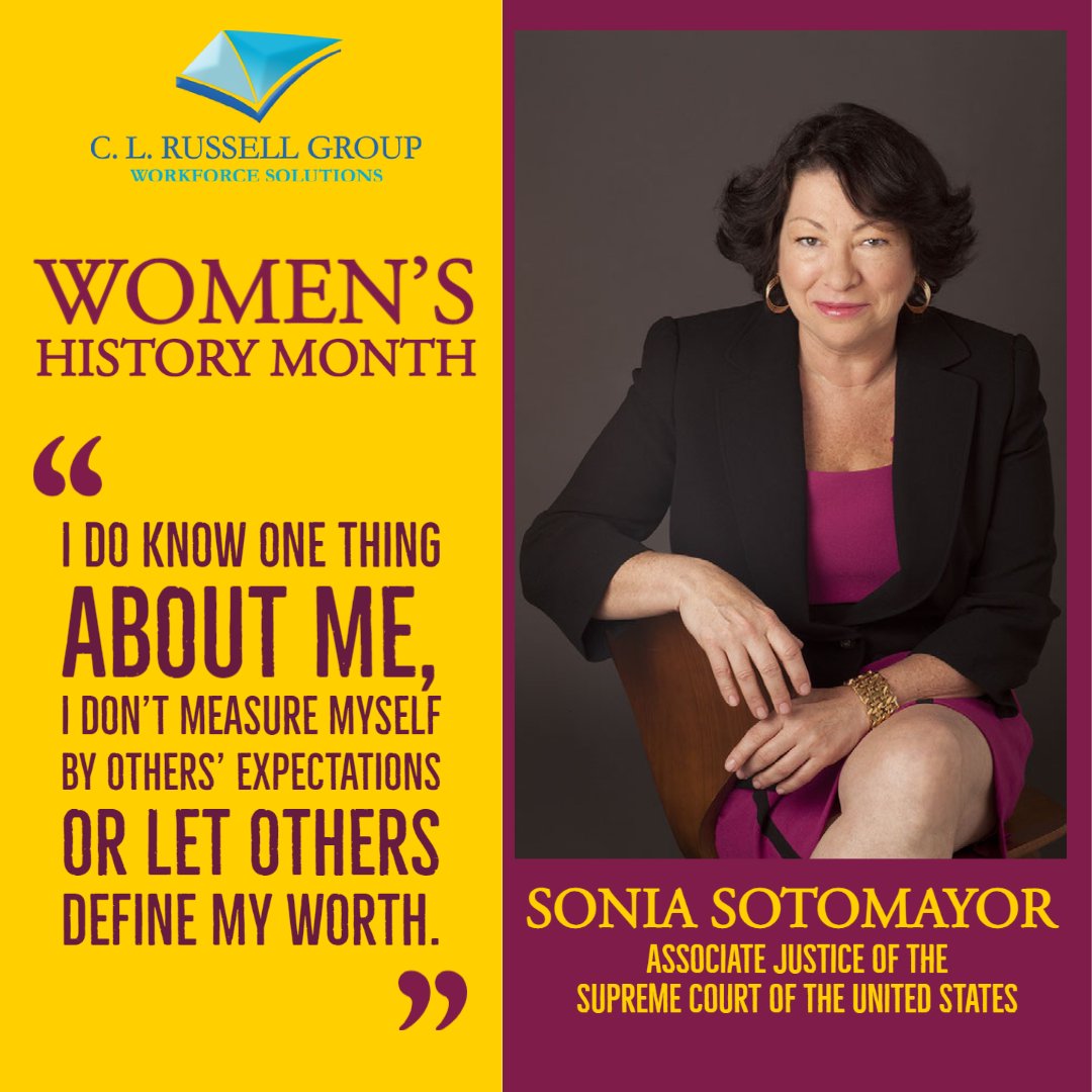 CLRussellGroup's tweet photo. CLRG celebrates Women History Month! #knowyourworth #womenshistorymonth #WHM https://t.co/ogXizX8eCK