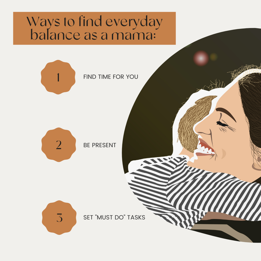 NewNativeBaby's tweet image. Three ways to find everyday balance as a mama 👇 

1) Set 3 must do's every morning so you know how to prioritize them and feel accomplished at the end of the day.

2) Find time for you (even if its 5 extra minutes scrolling on your phone while sitting on the toilet… we see y