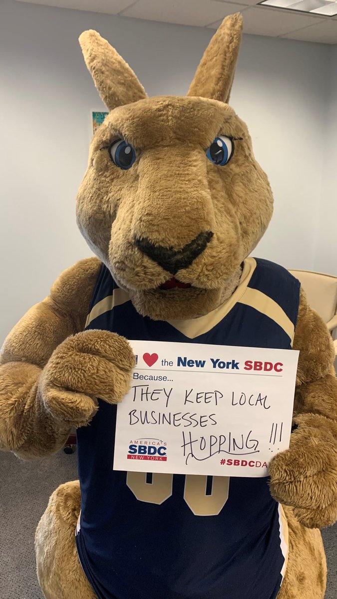 cantonsbdc's tweet photo. Happy #SBDCDay from Roody! Thanks to @SUNY_Canton for their continued support of SBDC services in the north country! https://t.co/gknk1nXeCo