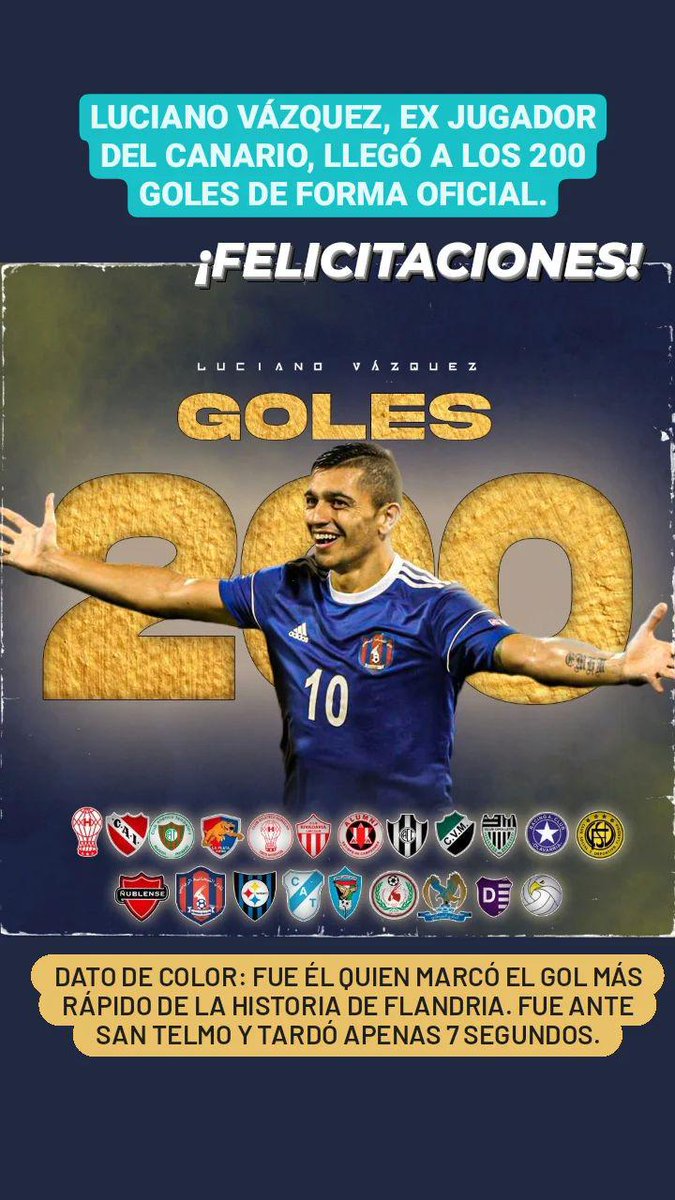 Felicitaciones <a href="/Tibuvazquez/">Luciano vazquez</a> ⚡🤙🏼⚽