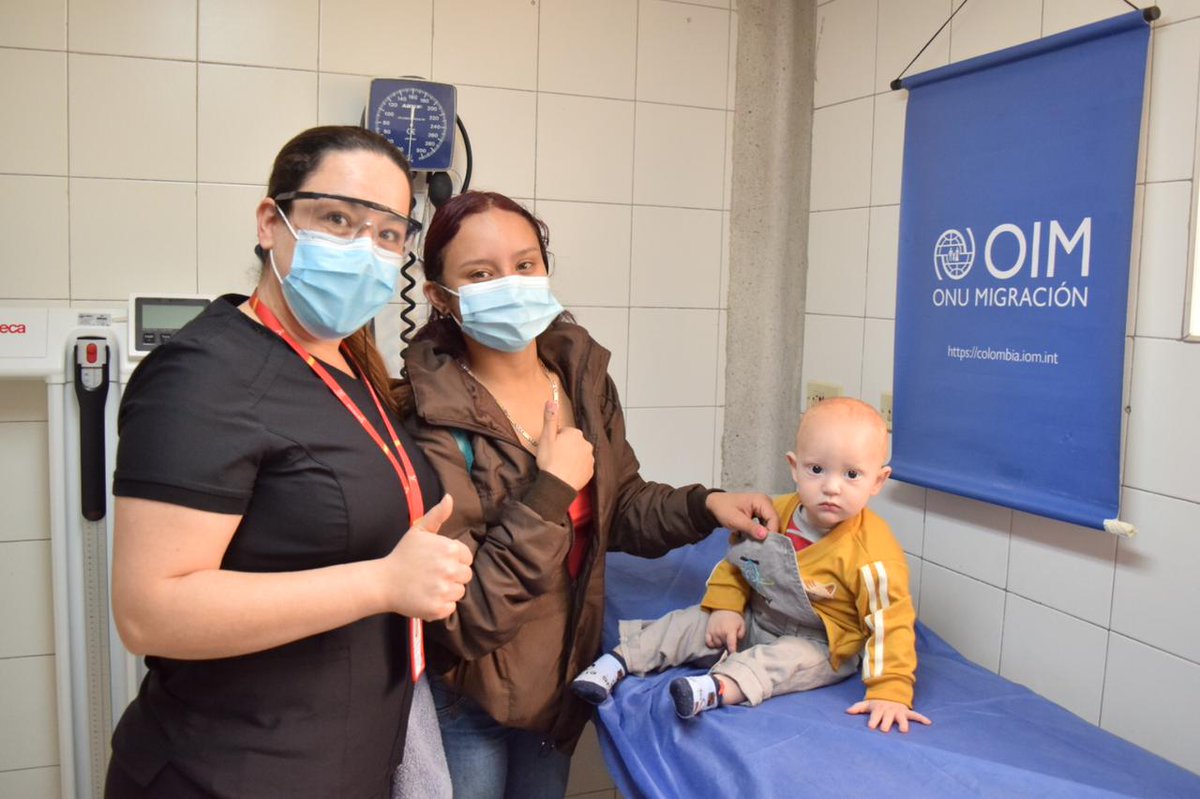 SubRedCentroOri's tweet photo. 🇻🇪🇻🇪🇻🇪 Usuarios migrantes son atendidos por nuestros profesionales de la salud de la @SubRedCentroOri gracias al apoyo de @OIMColombia y @StatePRM.
El bebé Ithiago Mareano 👶🏼 y Arriany Saavedra 🤰, fueron beneficiados de esta gran jornada https://t.co/bebBbufE40