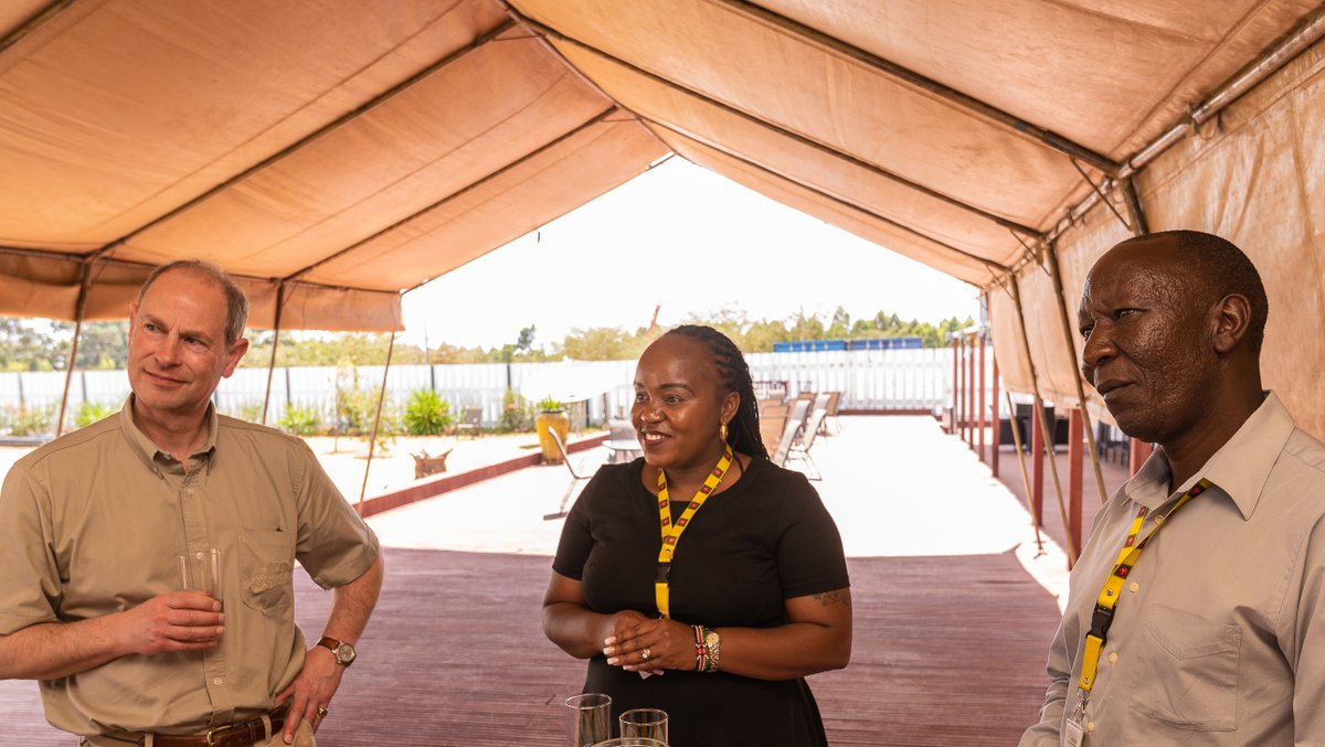 BATUKOfficial's tweet photo. His Royal Highness The Earl of Wessex visited Nyati Barracks today for a briefing on the work of BATUK and to meet British and Kenyan members of the BATUK team. #UKinKenya #RoyalFamily https://t.co/Q6y6VJrzzF