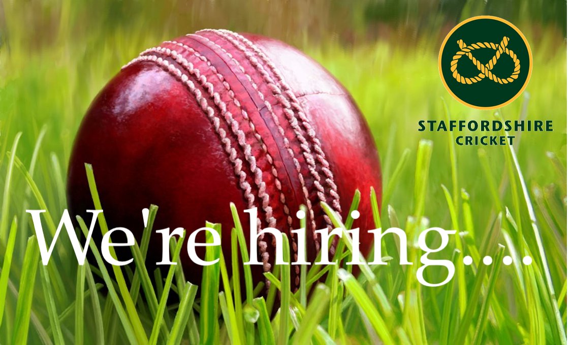 StaffsCricket's tweet photo. 🚨We're looking for a part-time Cricket Administration Support Officer to join our busy team🏏

https://t.co/BvorzngGVw https://t.co/wKwSD9CowX