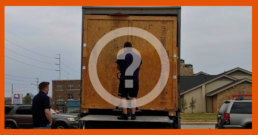 ??? MYSTERY CRATE ??? Equipment is arriving! It's big, but what's inside? Take a guess and we'll reveal tomorrow.