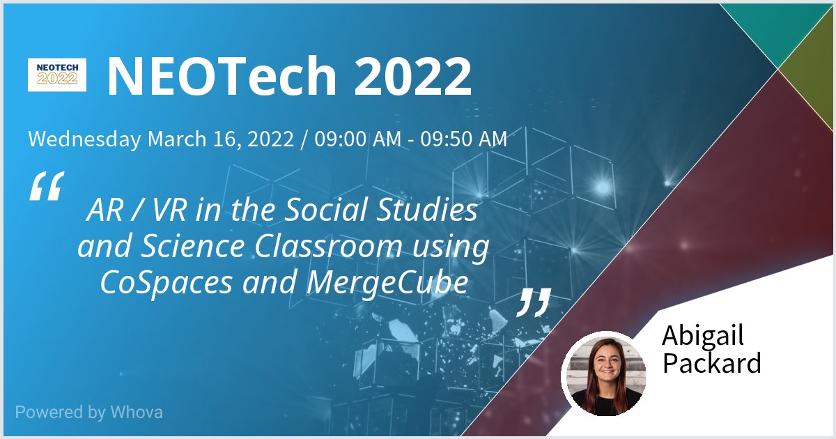 I am speaking at NEOTech 2022. Please check out my talk if you're attending the event! #NEOTech2022 #NEOTech - via #Whova event app