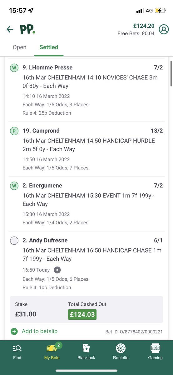crypto52432028's tweet photo. @AndyRobsonTips Had to take the cash out for this https://t.co/r9tDieG52R