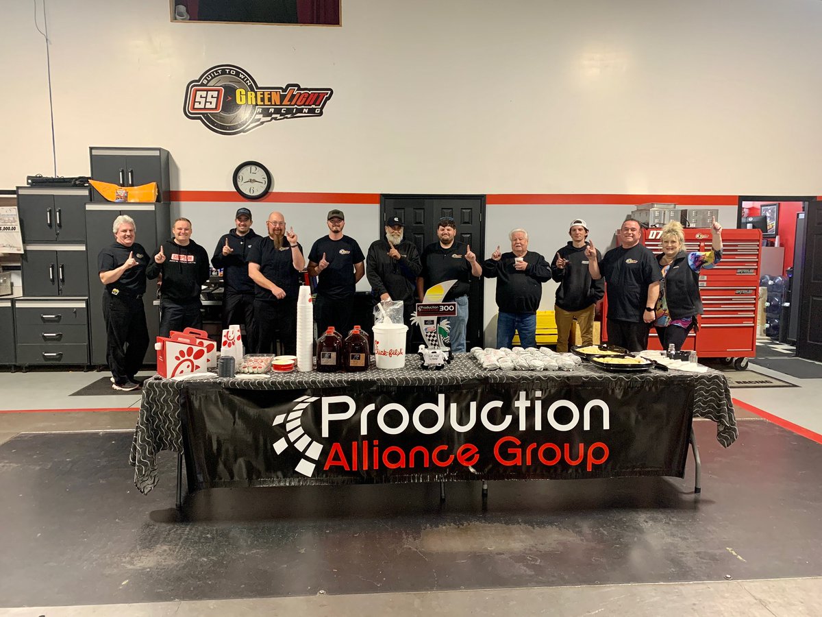 SSGLR0708's tweet photo. A big thank you to @XfinityRacing and @GMRMarketing for the breakfast celebrating our big win with @ColeCuster and @PagSahlin @AutoClubSpdwy! @buckedupsupps @fgrACCEL @FordPerformance @roushyates @ClearTwenty8 https://t.co/9Ku1TCv1Ql