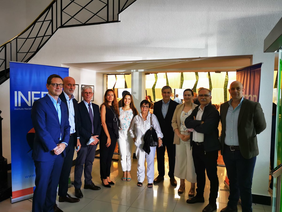 dutra_guillermo's tweet photo. Hoy quedó confirmado Formación Dual línea estratégica @INEFOPoficial . Gracias Valeria Pardal Country Manager de @Nestle, Embajador de Suiza Derzic,  empresas y ECas  presentes, entre muchas: @Globant @Interagrovial  @VW, @PLR5_GrupoRAS, SAMAN, Montes del Plata, Lumin, NORDEX. https://t.co/5bIBUQ3sTV